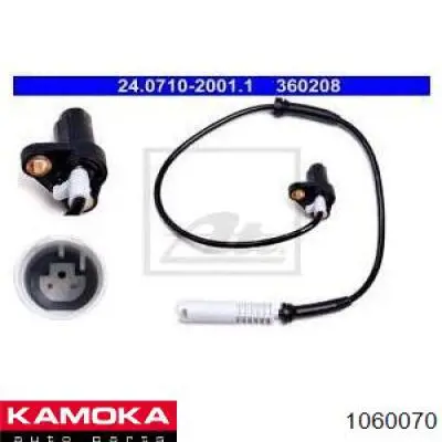 Датчик АБС передній 1060070 Kamoka