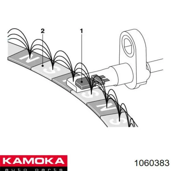 1060383 Kamoka Датчик АБС