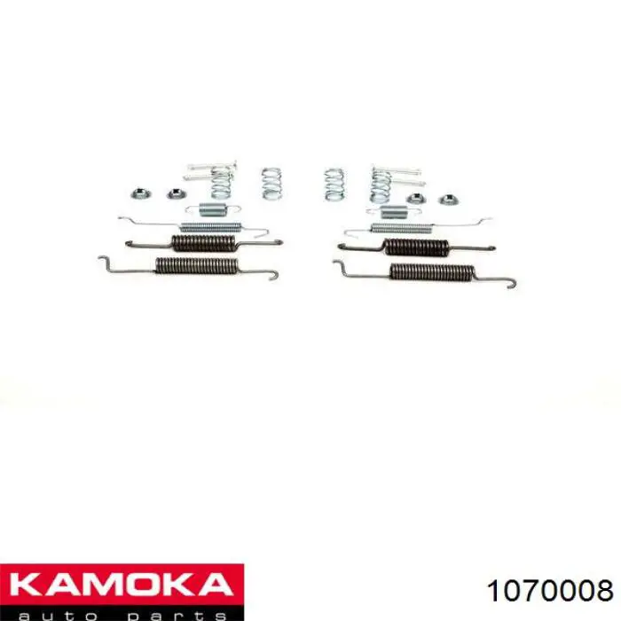Монтажний комплект задніх барабанних колодок Kamoka 1070008 ціна, від 6.38 USD