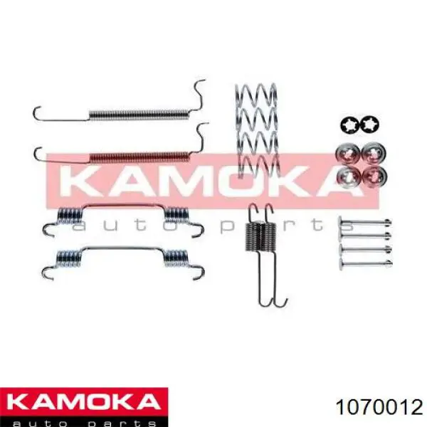 Монтажний комплект задніх барабанних колодок 1070012 Kamoka
