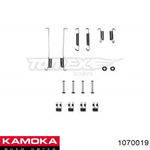 Купити 1070019 Kamoka Ремкомплект гальмівних колодок