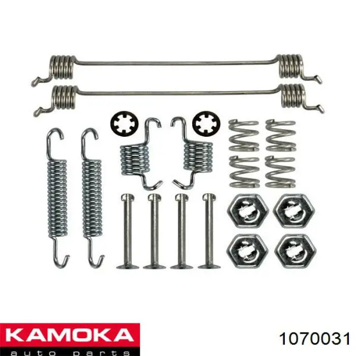 Монтажний комплект задніх барабанних колодок Kamoka 1070031 ціна, від 5.56 USD