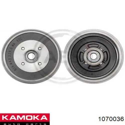 Монтажний комплект задніх барабанних колодок Kamoka 1070036 ціна, від 8.87 USD