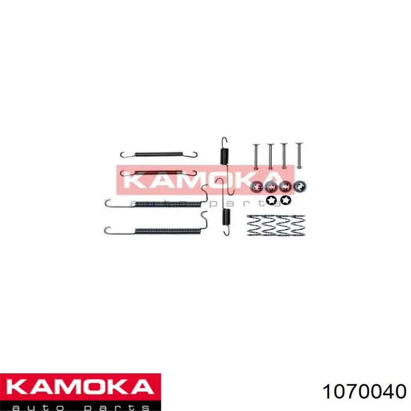Монтажний комплект задніх барабанних колодок Kamoka 1070040 ціна, від 4.79 USD