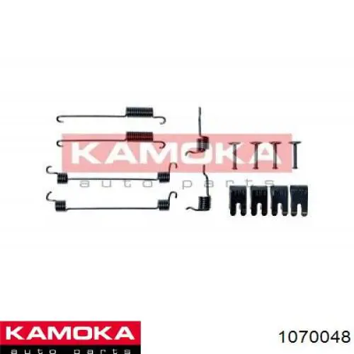 1070048 Kamoka монтажний комплект задніх барабанних колодок