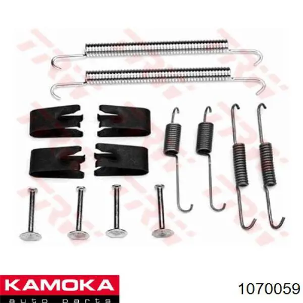 Монтажний комплект задніх барабанних колодок Kamoka 1070059 ціна, від 6.67 USD