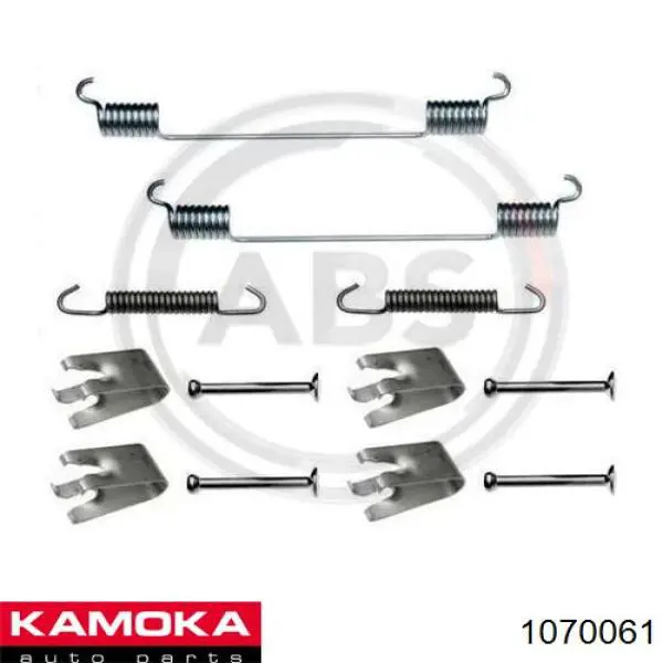 Монтажний комплект задніх барабанних колодок Kamoka 1070061 ціна, від 4.67 USD