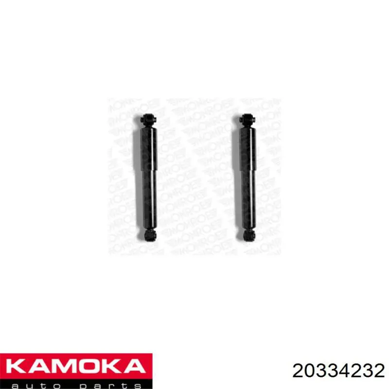 20334232 Kamoka Амортизатори задні