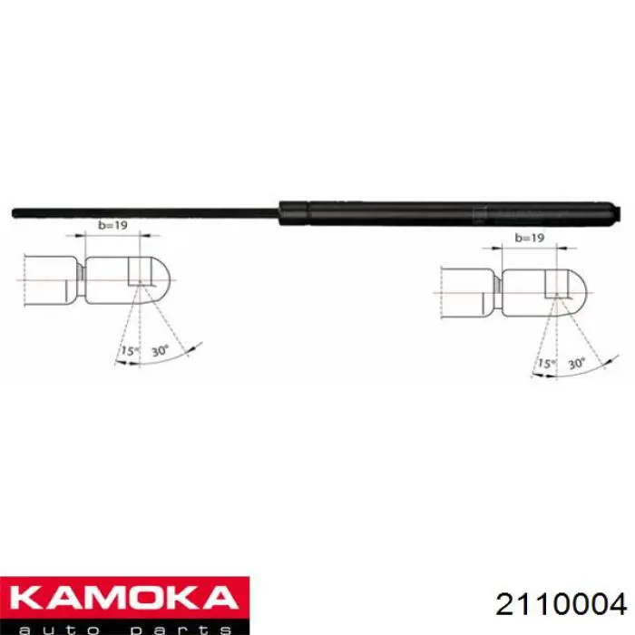 Пружина передня 2110004 Kamoka