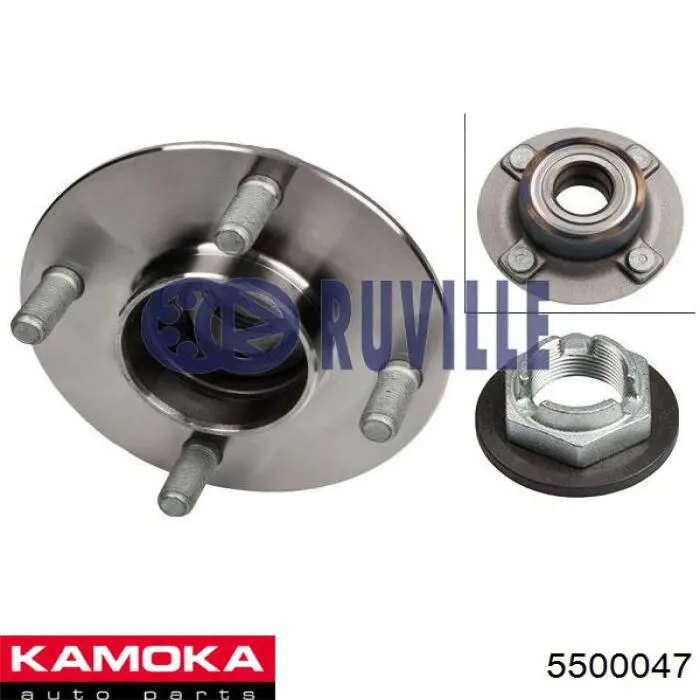 Маточина заднього колеса Kamoka 5500047