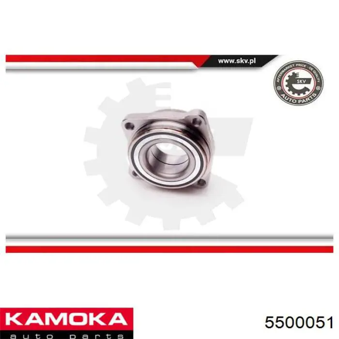Комплект підшипник маточини передньої Kamoka 5500051 ціна, від 27.84 USD