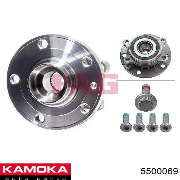 Маточина колеса передня Kamoka 5500069 ціна, від 42.49 USD