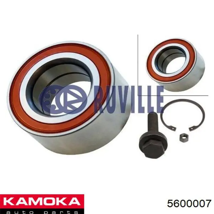 5600007 Kamoka Підшипник маточини передньої
