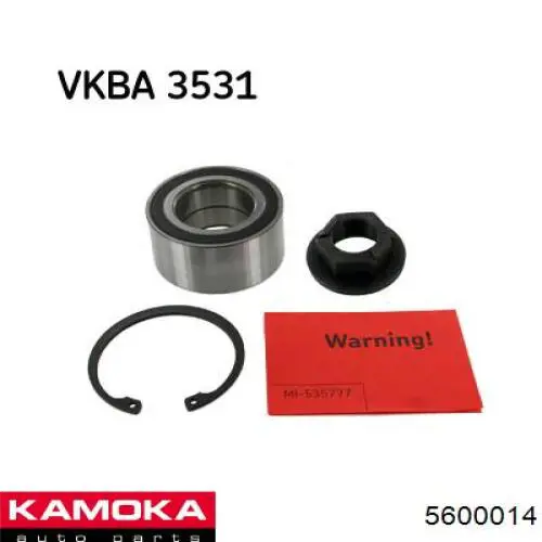 Підшипник маточини Kamoka 5600014