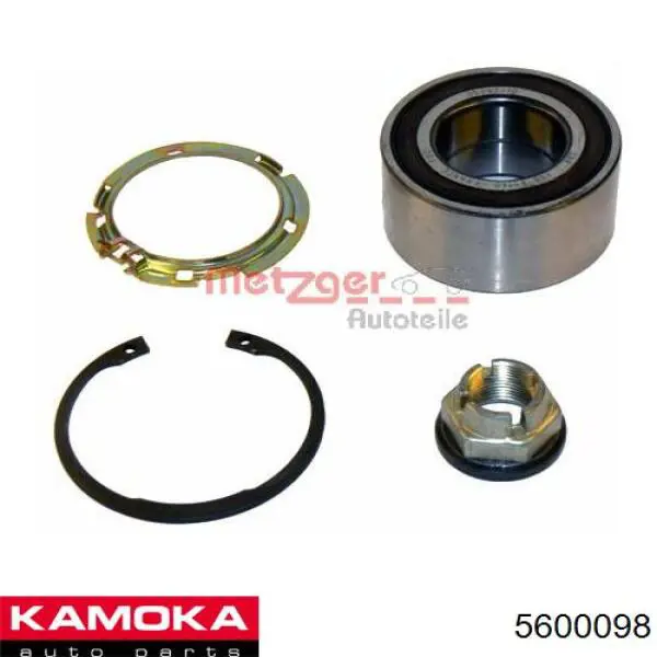 Комплект підшипник маточини передньої Kamoka 5600098 ціна, від 22.42 USD