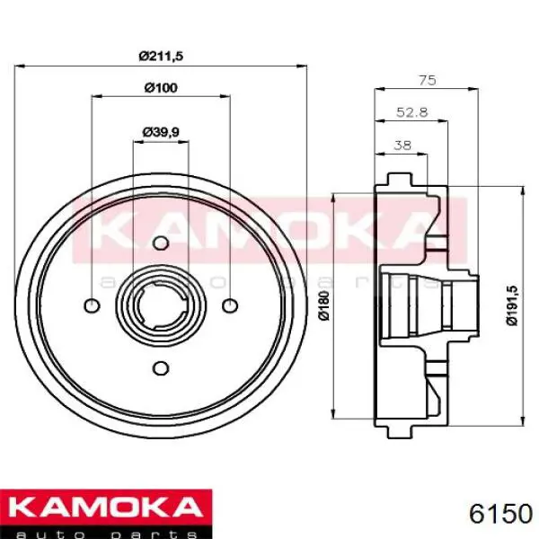 6150 Kamoka Граната зовнішня