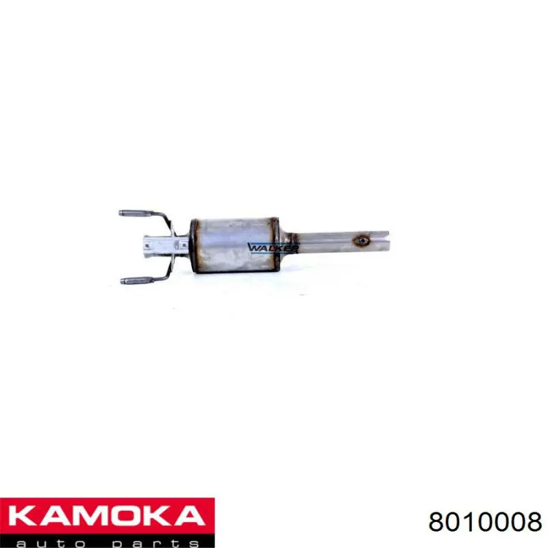 8010008 Kamoka фільтр системи відпрацьованих газів
