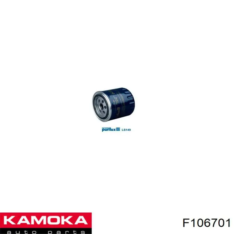 F106701 Kamoka фільтр масляний