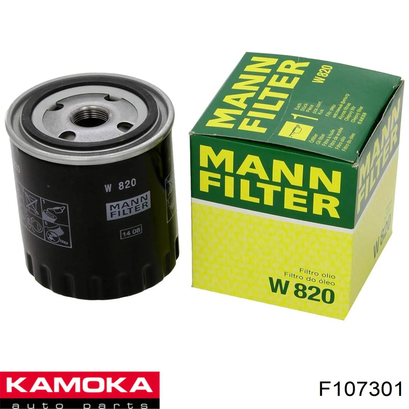 Фільтр масляний F107301 Kamoka