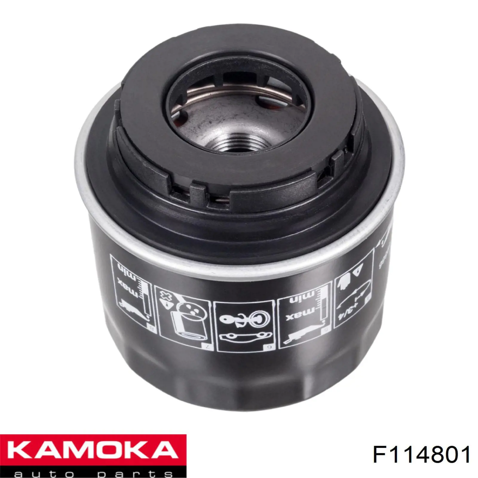 F114801 Kamoka фільтр масляний