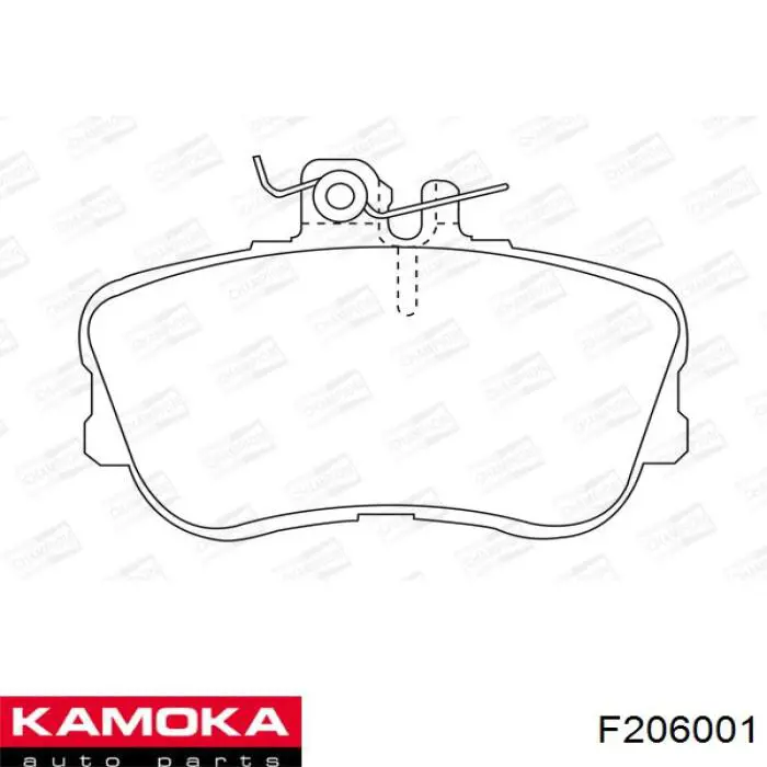 Купити F206001 Kamoka Автомобільний фільтр повітря