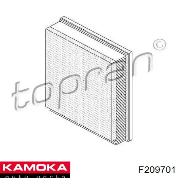 Повітряний фільтр F209701 Kamoka
