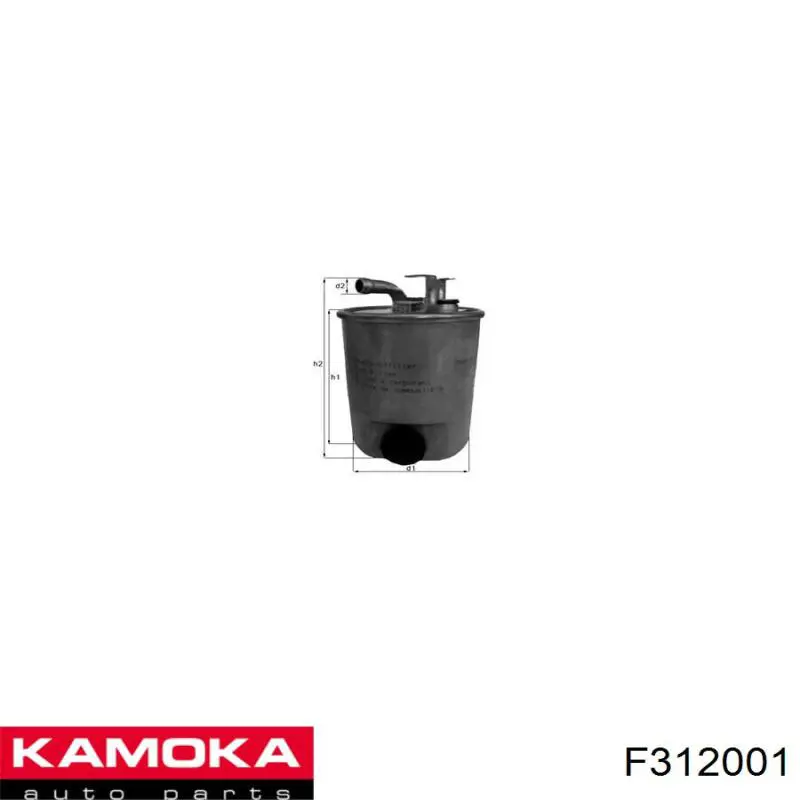 Фільтр паливний Kamoka F312001