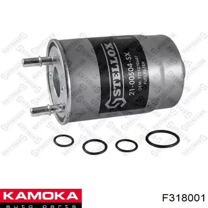F318001 Kamoka Фільтр палива