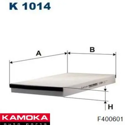 Повітряний фільтр салону Kamoka F400601