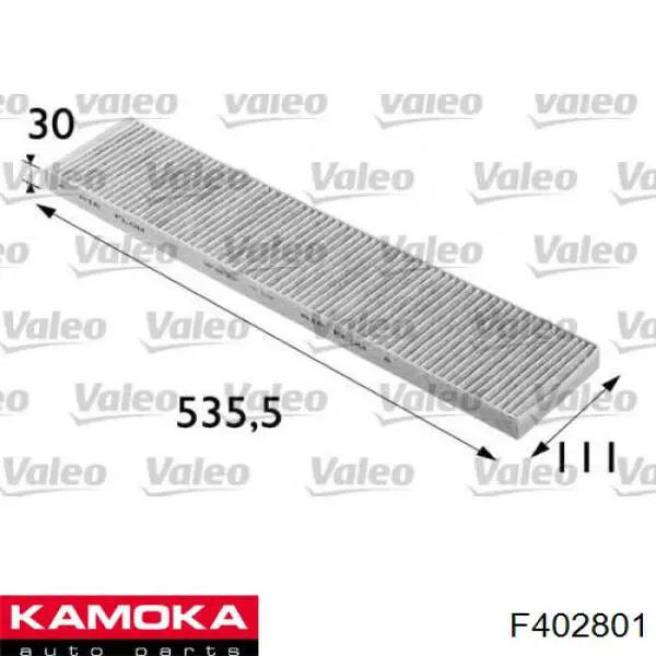 F402801 Kamoka Внутрішньосалонний фільтр