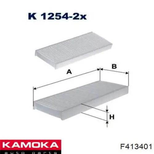 Фільтр салону F413401 Kamoka