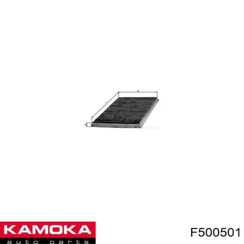 F500501 Kamoka фільтр салону