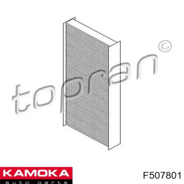Повітряний фільтр салону Kamoka F507801