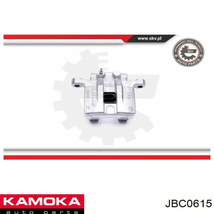JBC0615 Kamoka супорт гальмівний задній лівий