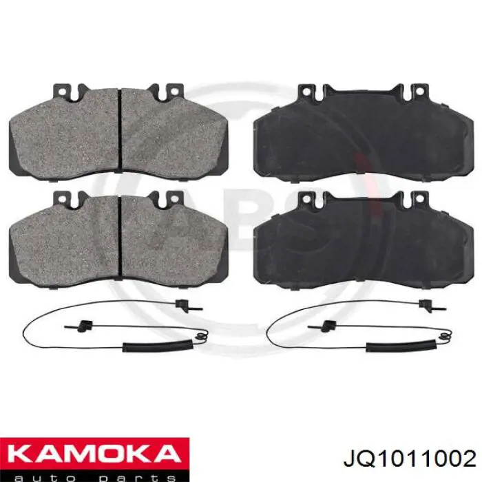 Колодки гальмові задні, дискові JQ1011002 Kamoka