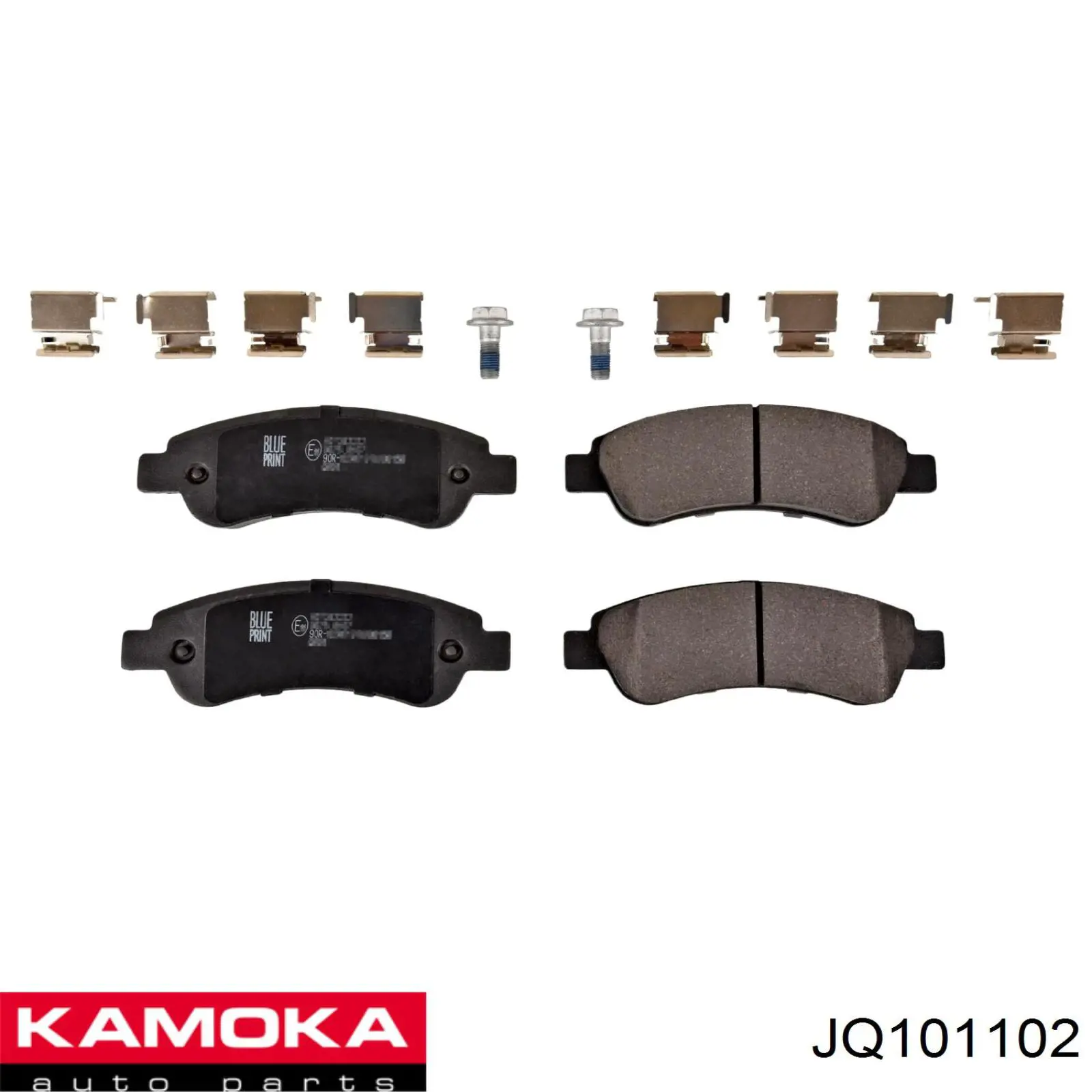 JQ101102 Kamoka Колодки гальмівні задні, дискові