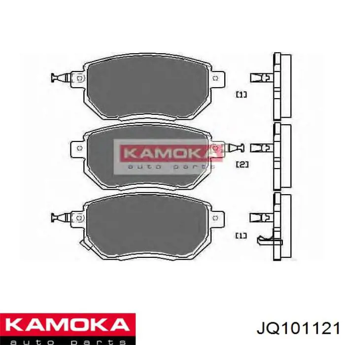 Купити JQ101121 Kamoka Задні колодки