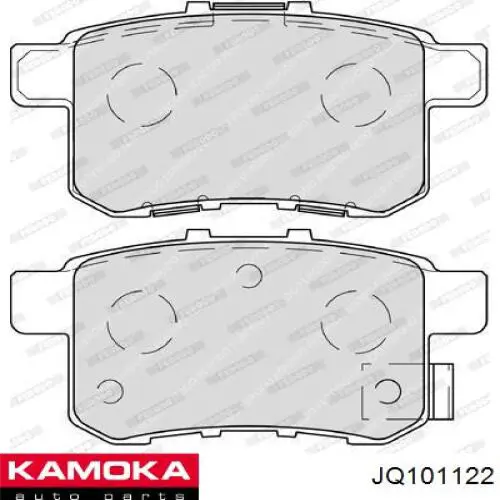 Задні гальмівні колодки Kamoka JQ101122 ціна, від 19.00 USD