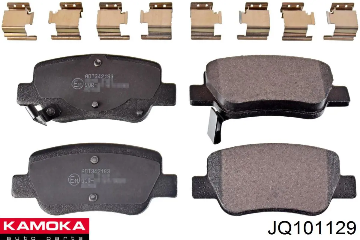 Задні гальмівні колодки Kamoka JQ101129 ціна, від 21.23 USD