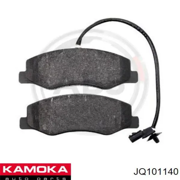 JQ101140 Kamoka колодки гальмові задні, дискові