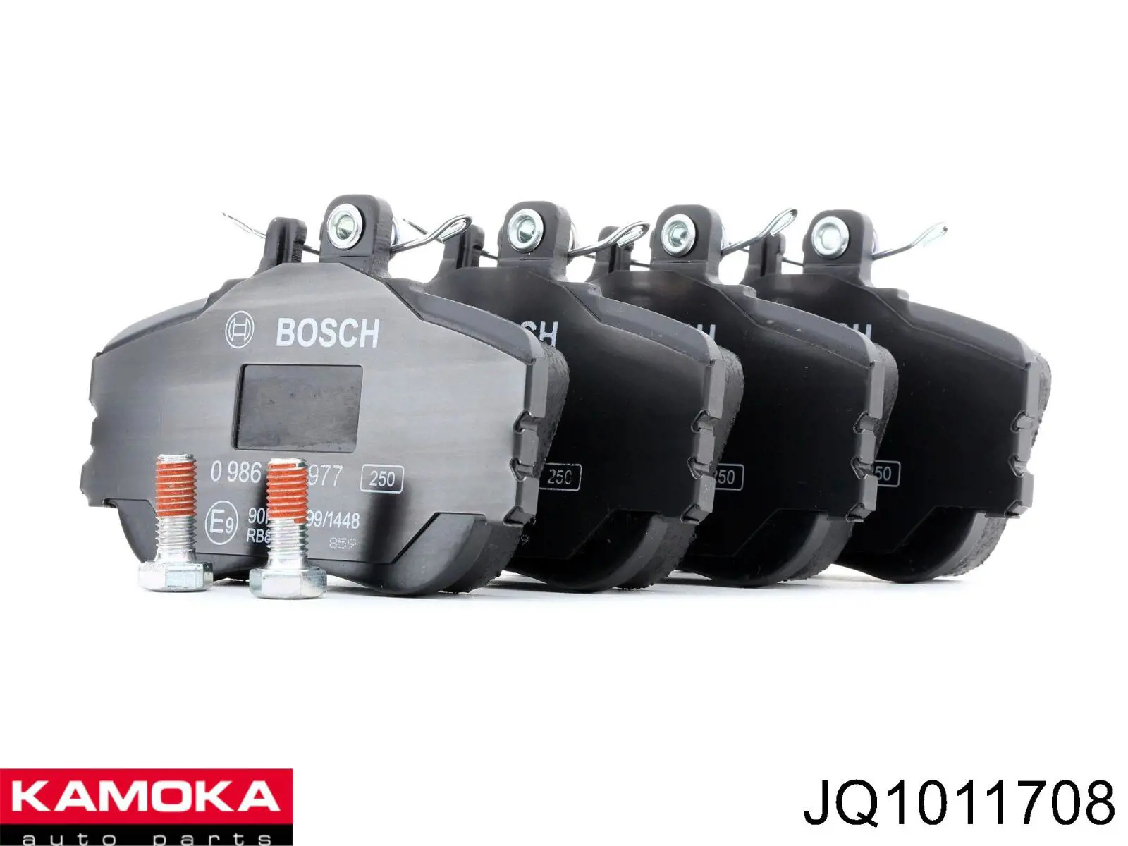 JQ1011708 Kamoka колодки гальмівні передні, дискові