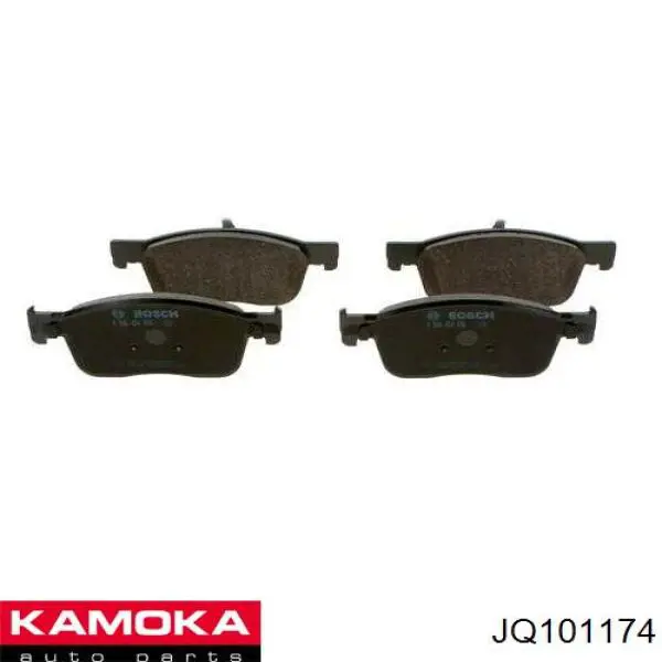 Задні дискові колодки Kamoka JQ101174