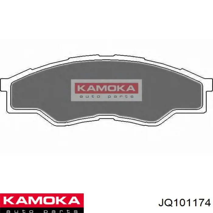 Купити JQ101174 Kamoka Задні колодки