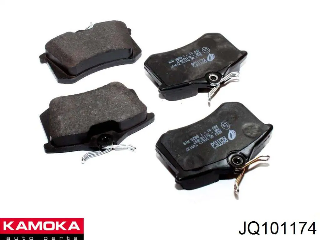 JQ101174 Kamoka Колодки гальмівні задні, дискові