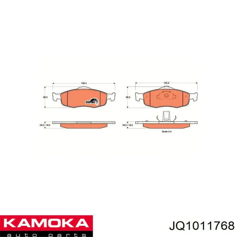 Купити MKD648 Jurid/Bendix Колодки гальмівні передні, дискові