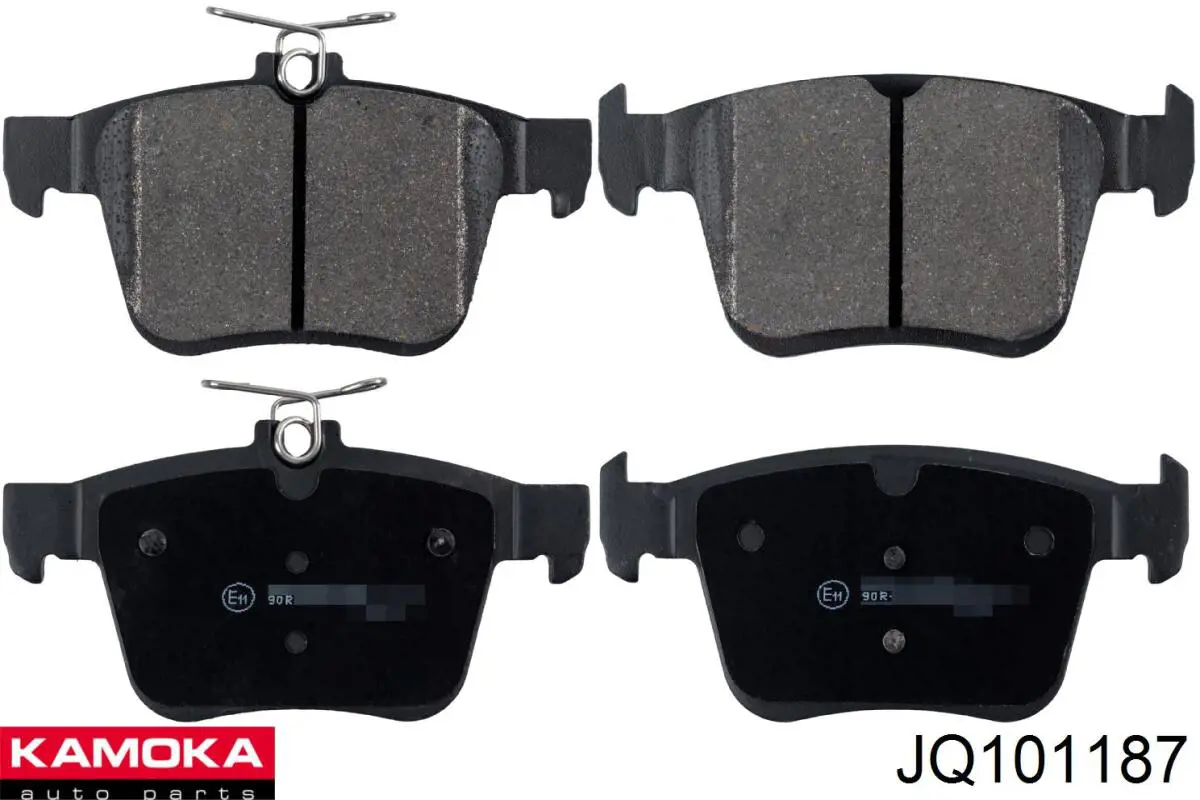 Задні гальмівні колодки Kamoka JQ101187 ціна, від 24.01 USD