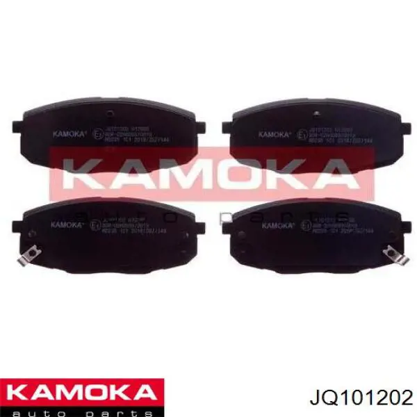 JQ101202 Kamoka колодки гальмівні передні, дискові