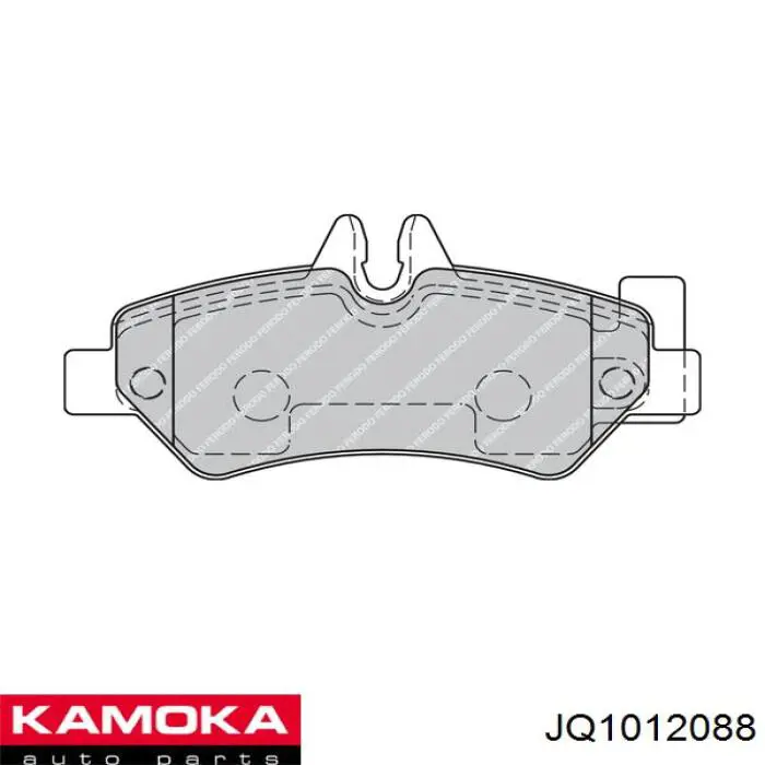 Задні гальмівні колодки Kamoka JQ1012088 ціна, від 19.87 USD