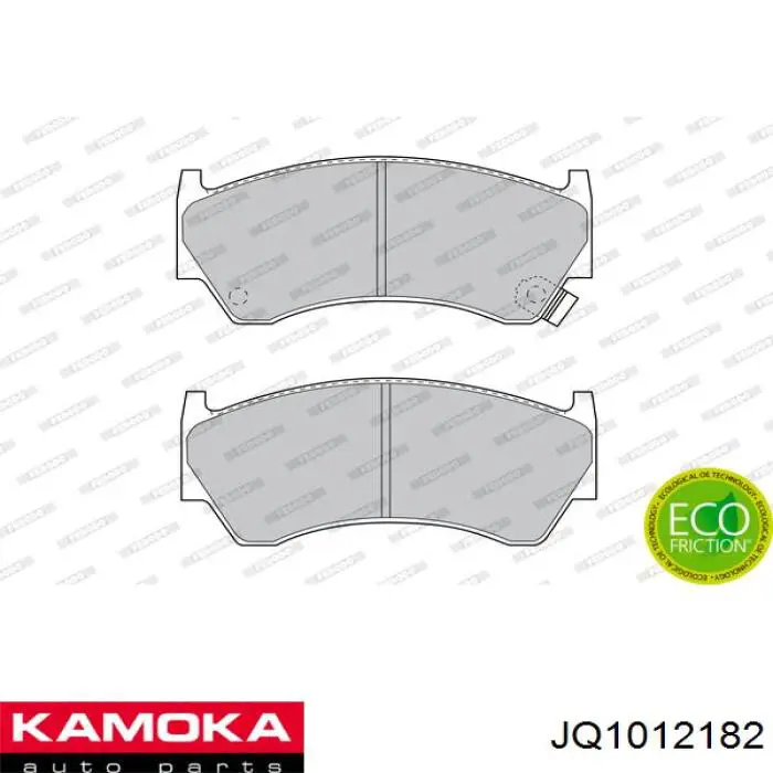 Купити JQ1012182 Kamoka Колодки гальмівні передні, дискові