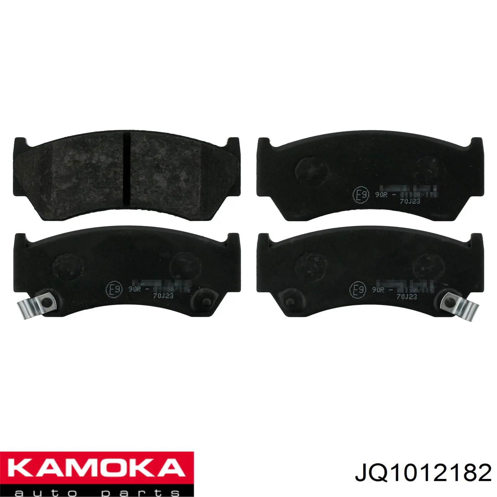 JQ1012182 Kamoka колодки гальмівні передні, дискові